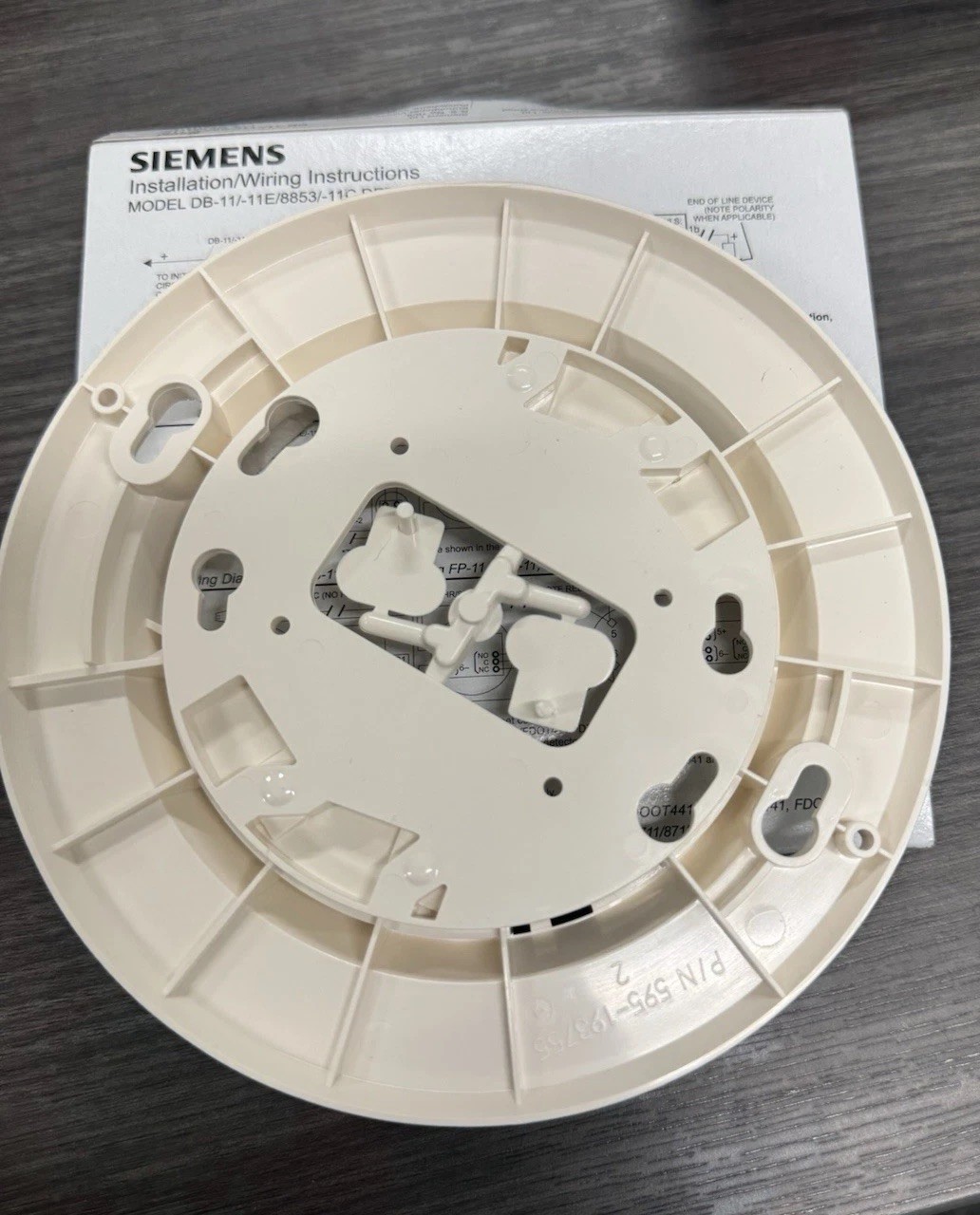 Siemens FDO421 Smoke Detector Class-X P/N 102356314 With Siemens Detector Base