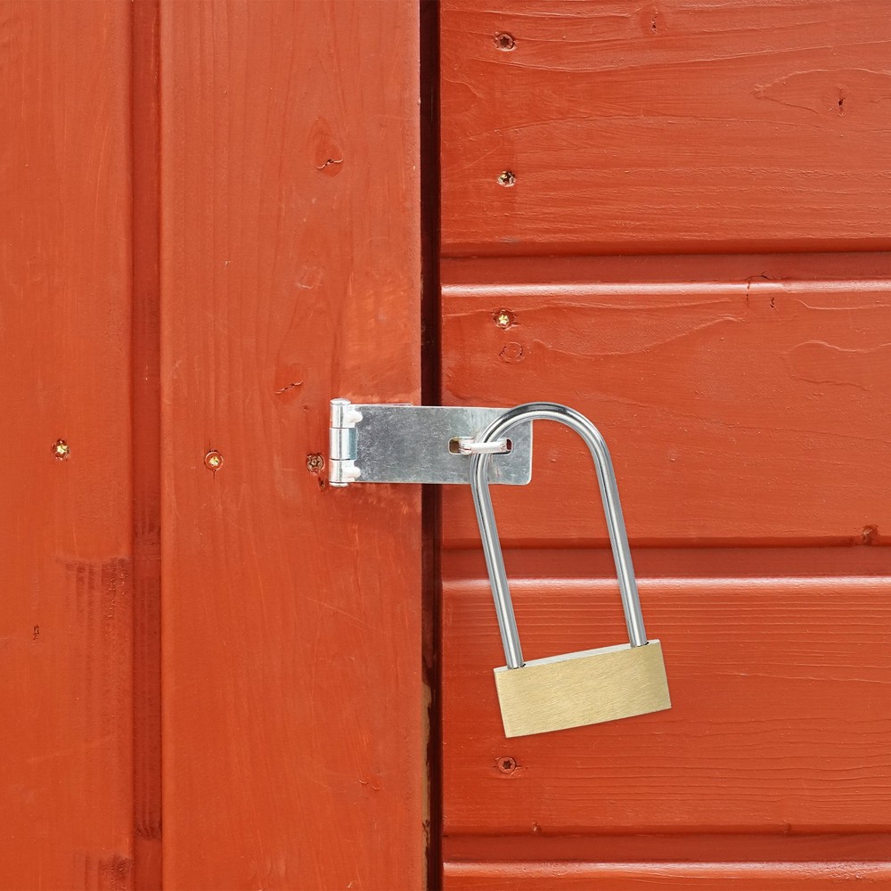 2 x Solid Brass Padlocks 2" L Shackle Lock with 2 Keys
