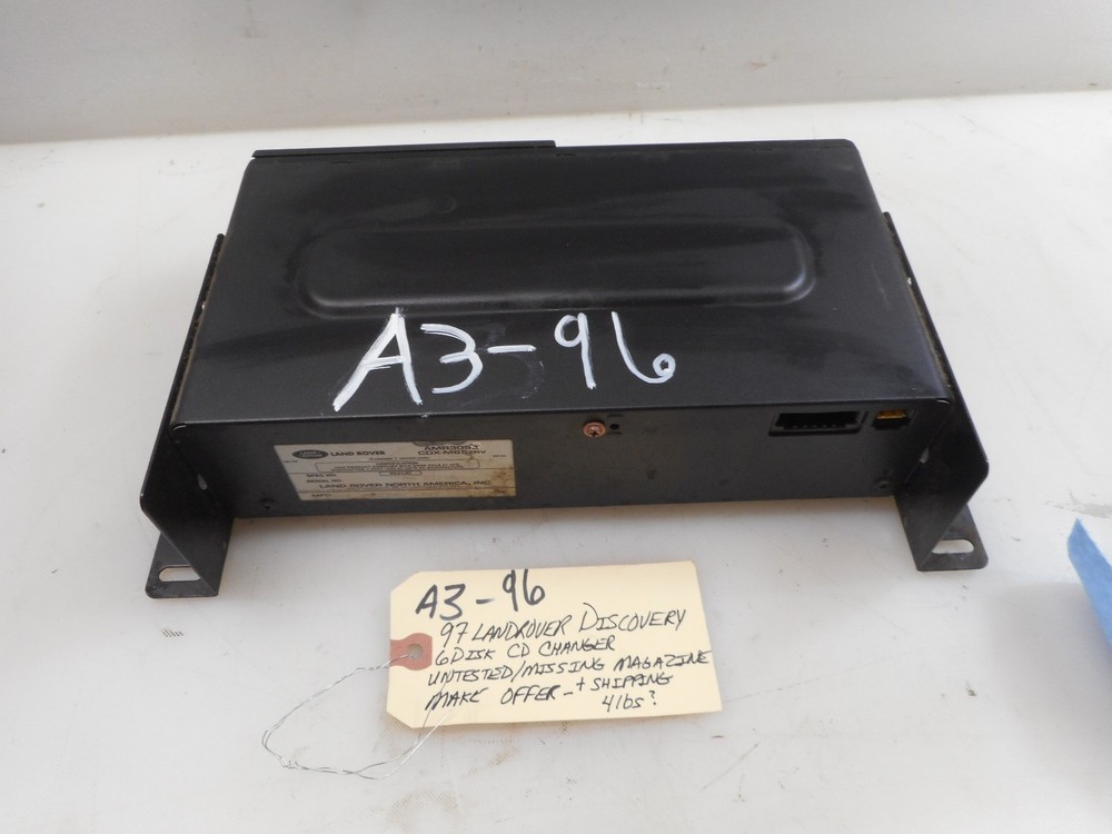 1997 LAND ROVER DISCOVERY 6 DISC CD MULTIDISC CHANGER UNTESTED