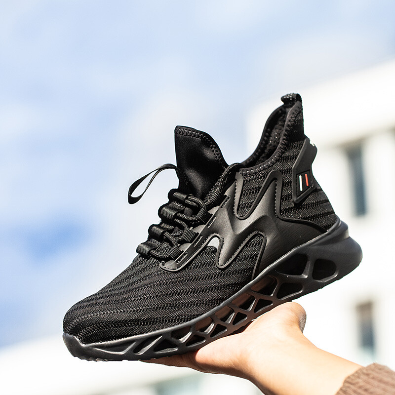 Mens' Sneakers Safety Work Shoes Steel Toe Anti-smash Boots Indestructible Shoes