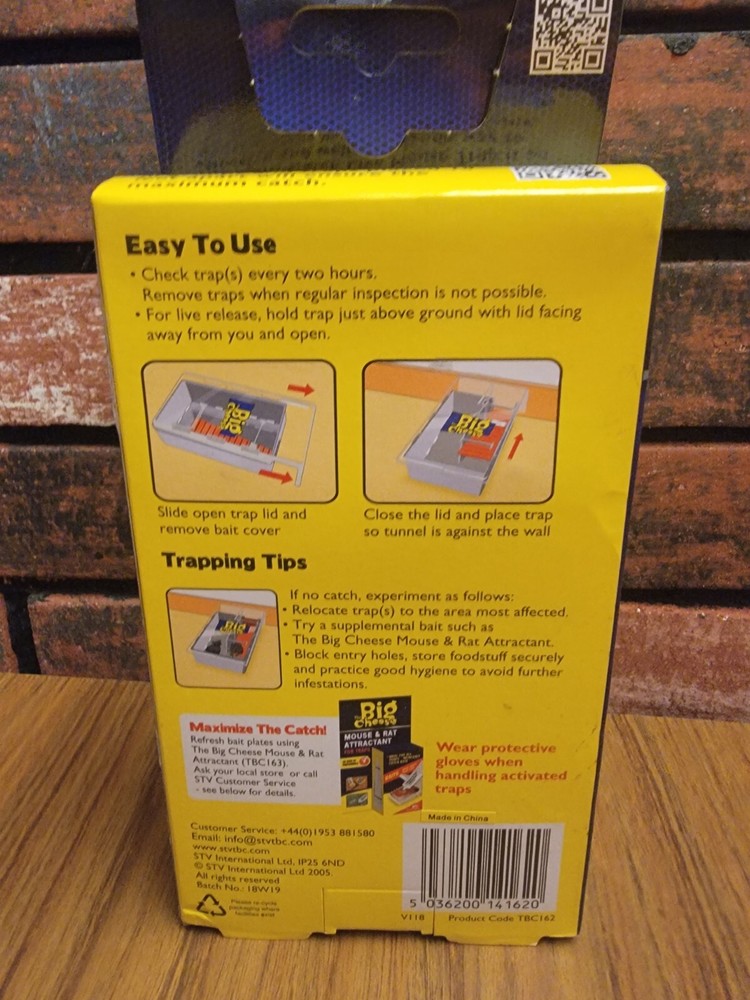 The Big Cheese Multi-Catch Live Mouse Trap