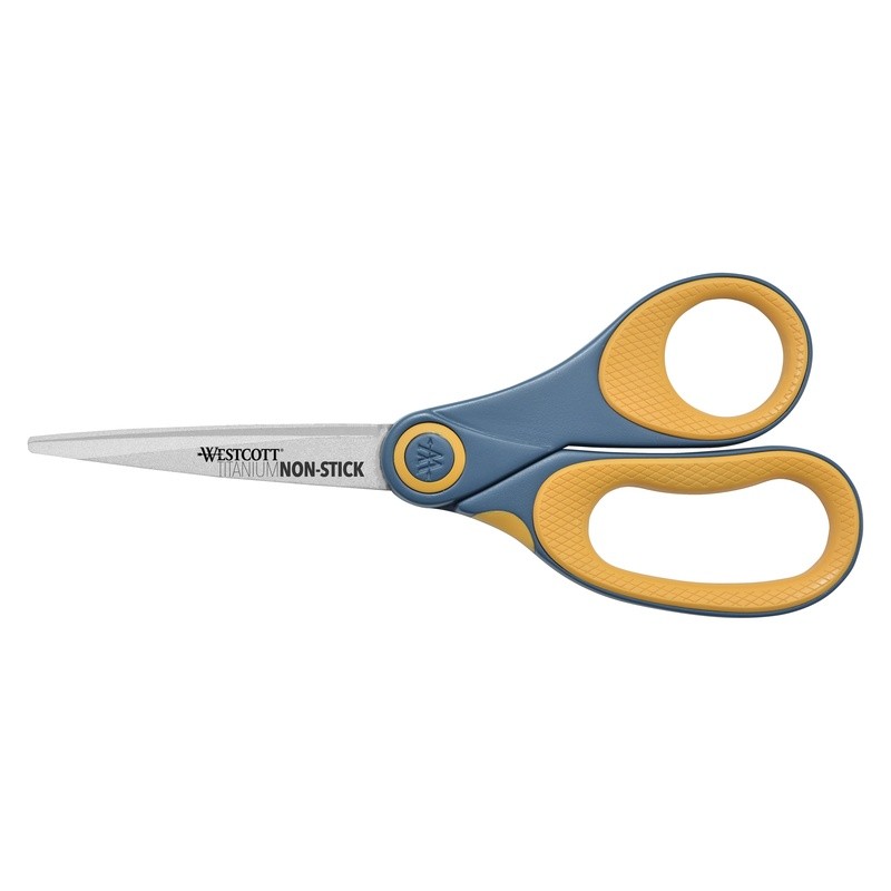Titanium Bonded Non-Stick Straight Scissors Sharp Cutting Tools Office Crafts US