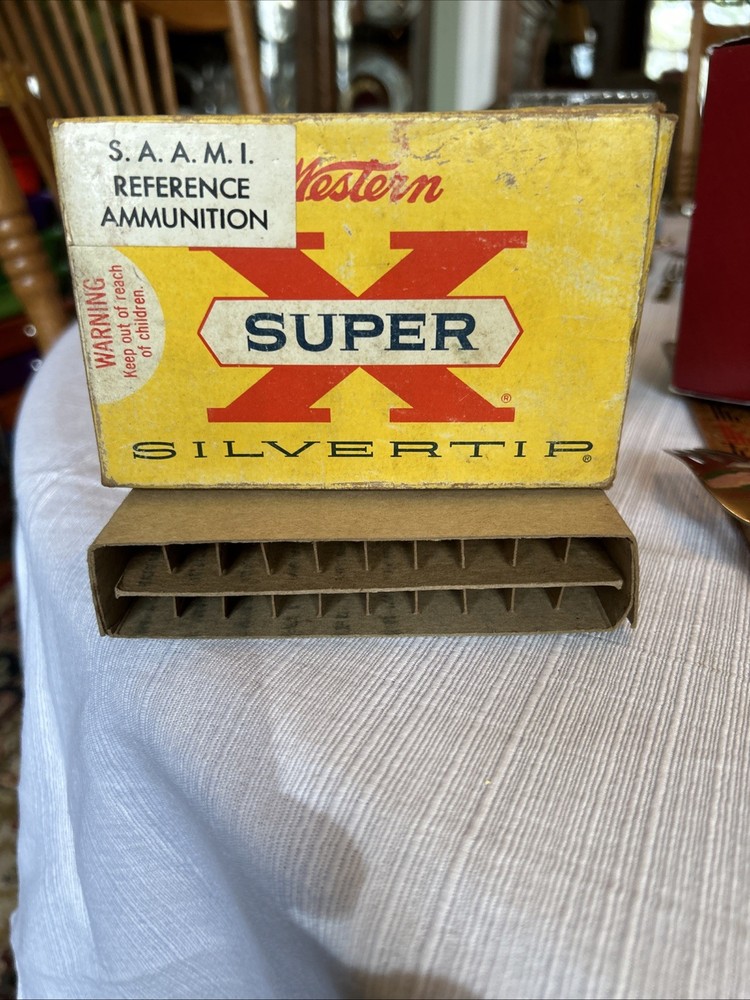 Western Super X Power Point 30-06 Springfield 180 Gr Empty Ammo Box w/ Insert