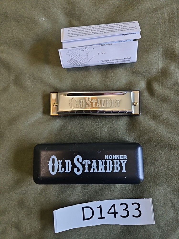 Hohner Old Standby 4" Harmonica German Inspired Design