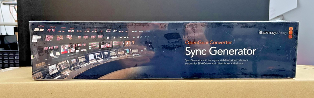 Blackmagic CONVOPENGSYNC OpenGear Converter Sync Generator NEW SEALED