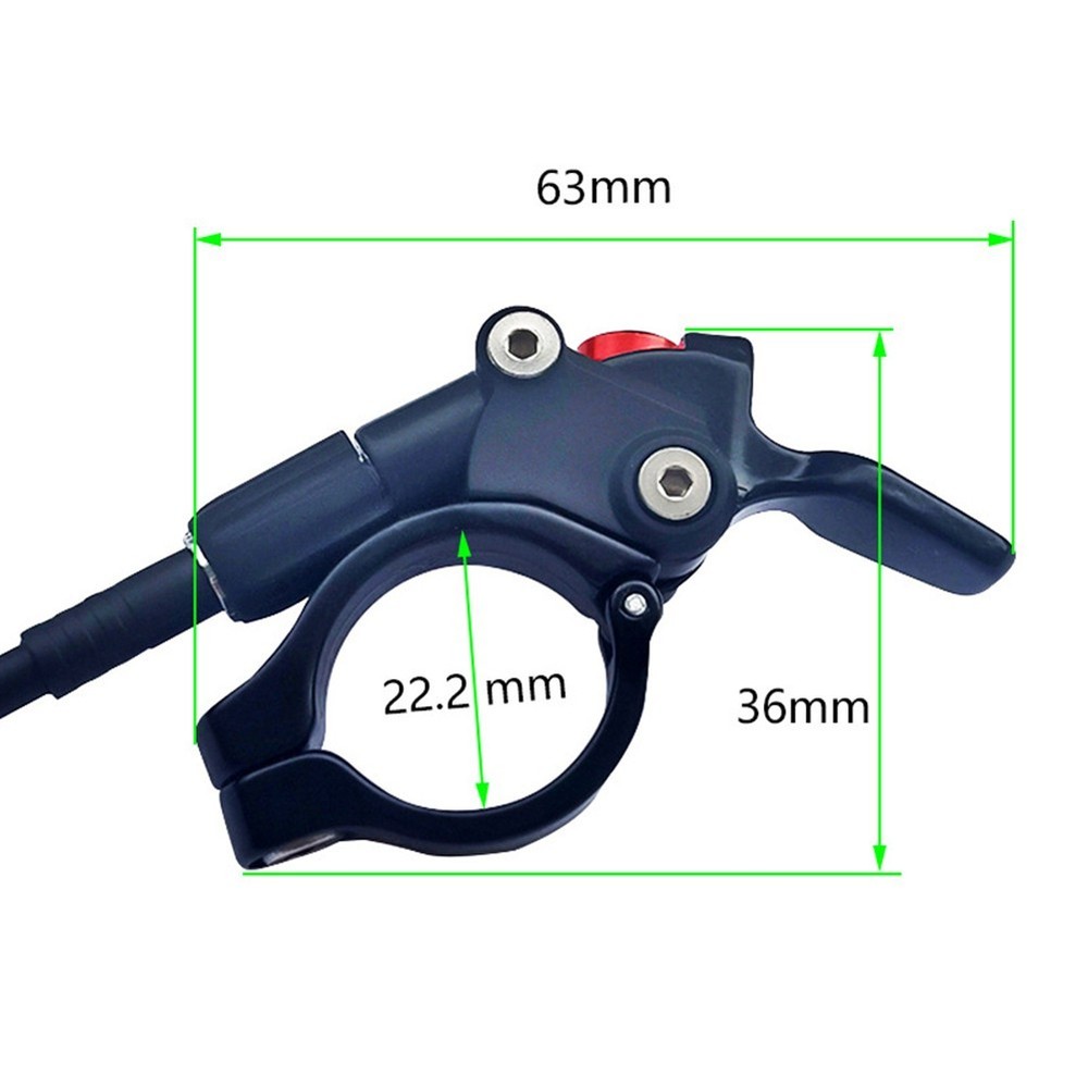 Front Fork Remote Switch Quick Installation 450mm Hose Length Handlebar-mounted