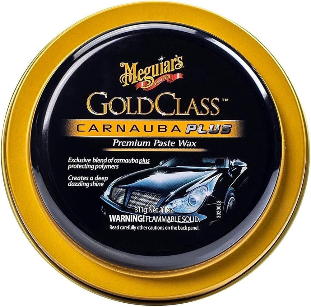 Meguiar's Gold Class Carnauba Plus Premium Paste Wax – Creates a Deep Dazzling