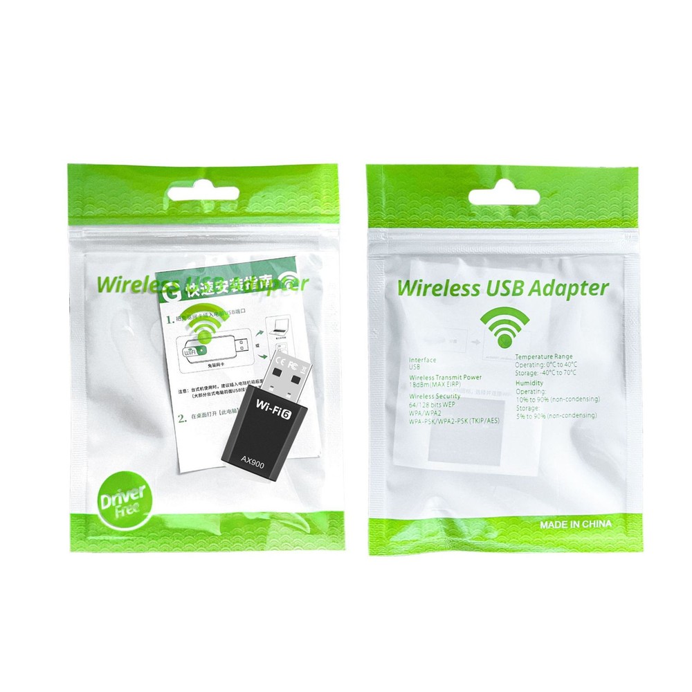 900M 2.4/5Ghz WiFi USB Receiver Mutiple Data Encryption Modes Upgraded Security