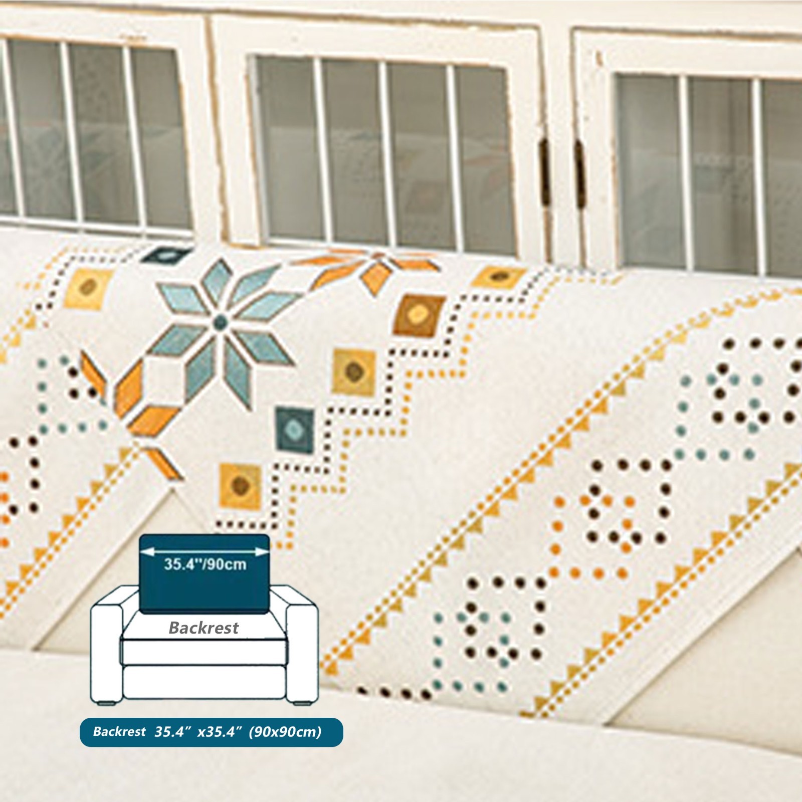 Bohemian anti-slip sofa covers, protective decoration for sofa furniture