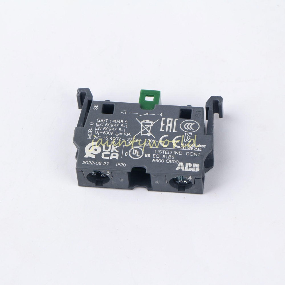 1Pc NEW ABB Control Joystick Switch MJS6-40B with 4 MCB-10 Contacts Reset Type