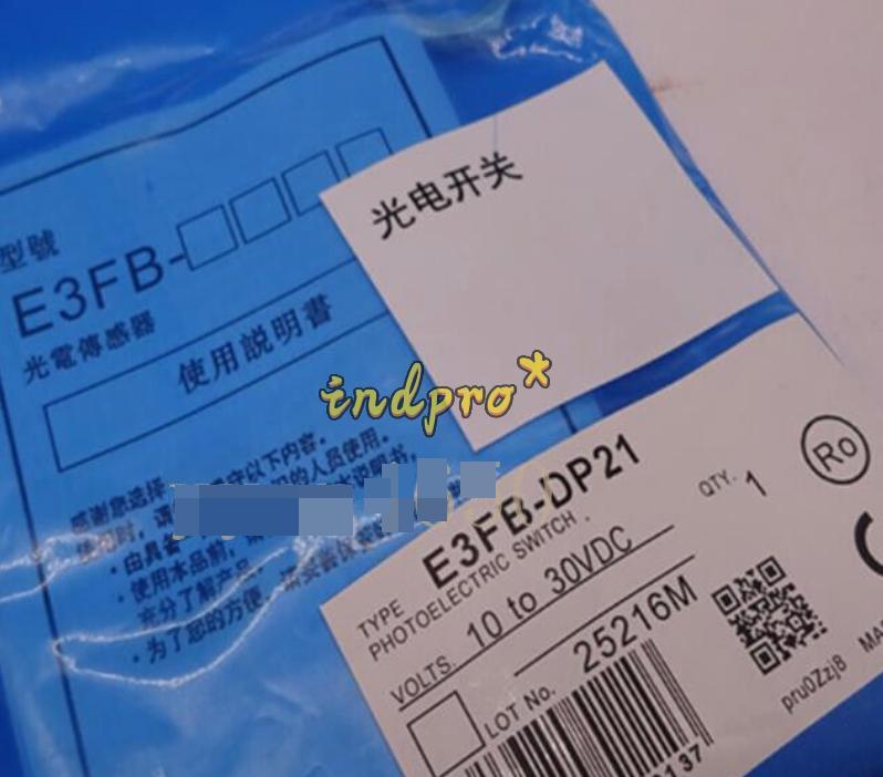 1pc NEW E3FB-DP21 Photoelectric Sensor,Cylindrical,Diffuse
