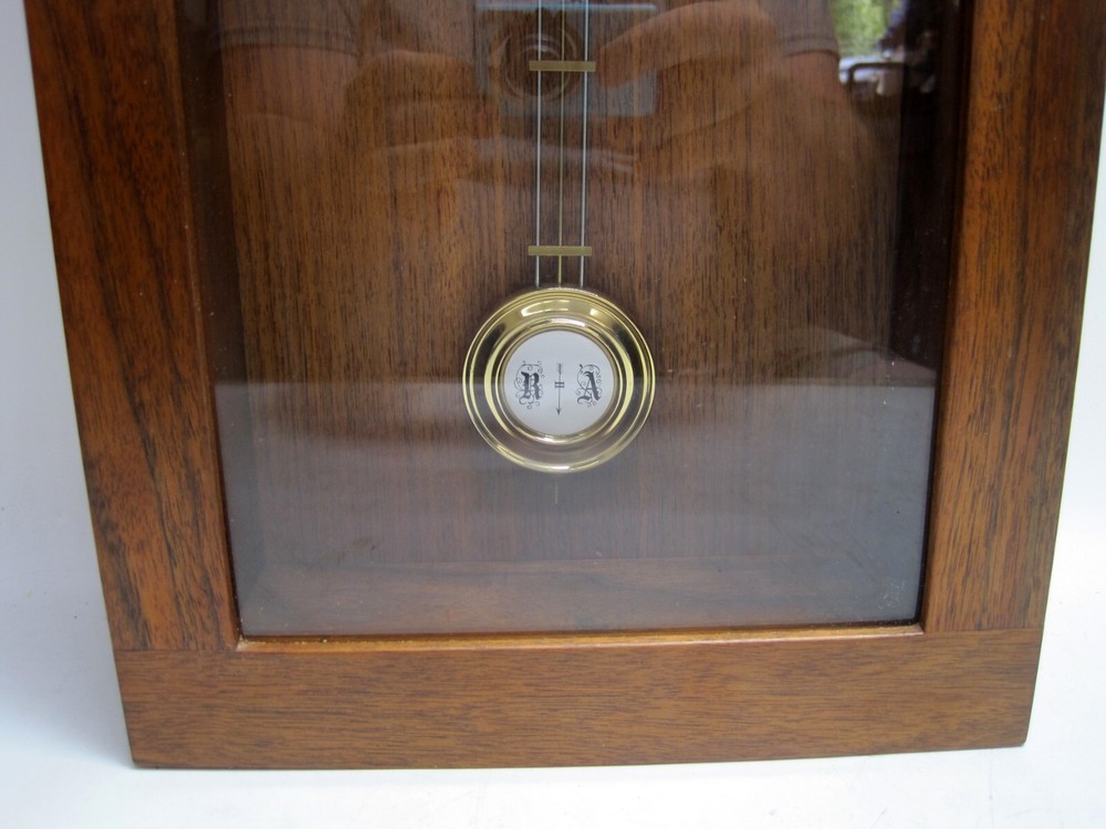 Beautiful Hand Made Solid Walnut Wall Clock Hermle German Movement