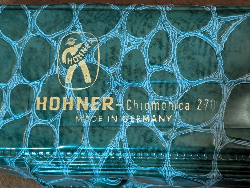 Hohner Super Chromonica Chromatic Harmonica 270 / Key C Germany Original Case