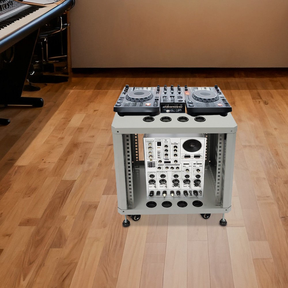 9U Server Rack, Server Rack Cabinet, Rolling Studio Rack Case