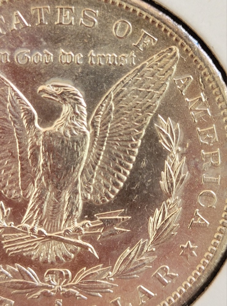 1890 S Morgan Silver Dollar UNC