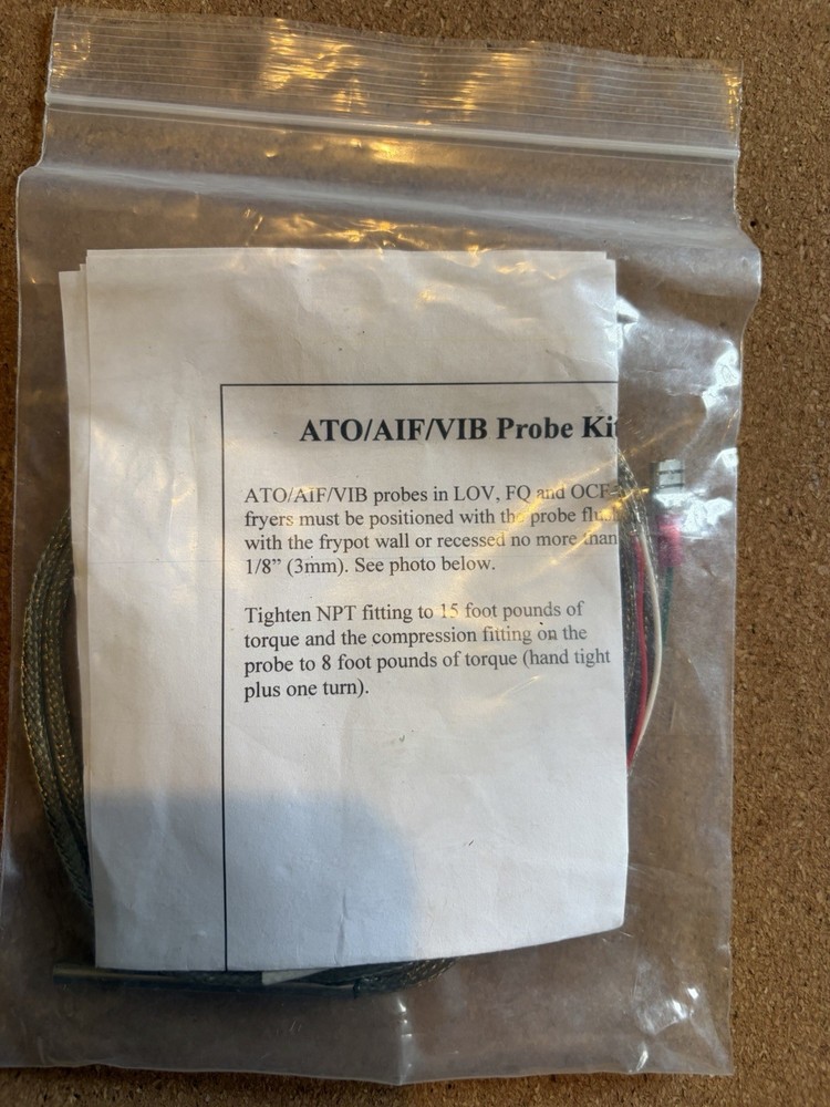 Frymaster ATO/AIF/VIB Probe Kit 8262706 Control & Electronic Component