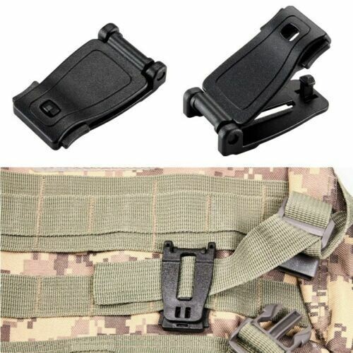 MOLLE Strap Manager Clips, USMC Coyote Brown, 2-Pack