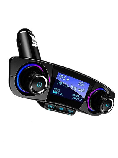 Car Wireless Bluetooth 4.0 FM Transmitter MP3 Player Dual USB Charger Adapter