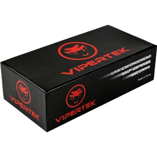 VIPERTEK 650 BV Rechargeable Metal Stun Gun / ZOOM LED Flashlight