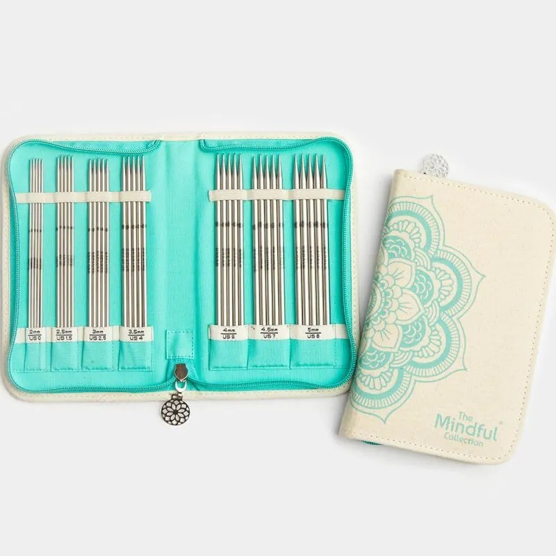 KnitPro Mindful Collection Compassion Double Pointed Knitting Needle Set 6"