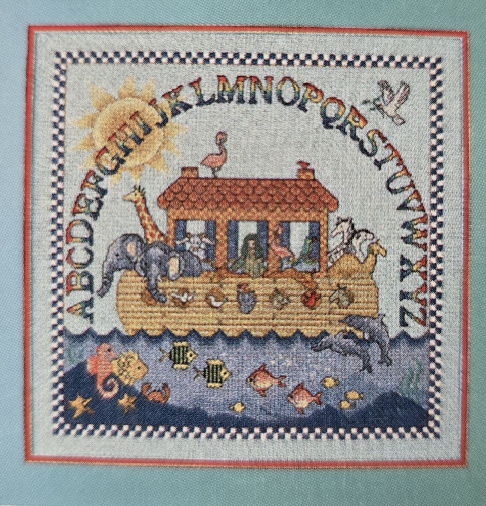Noah's Ark Sampler Stitchworld Cross Stitch Pattern Elephant Giraffe Camel