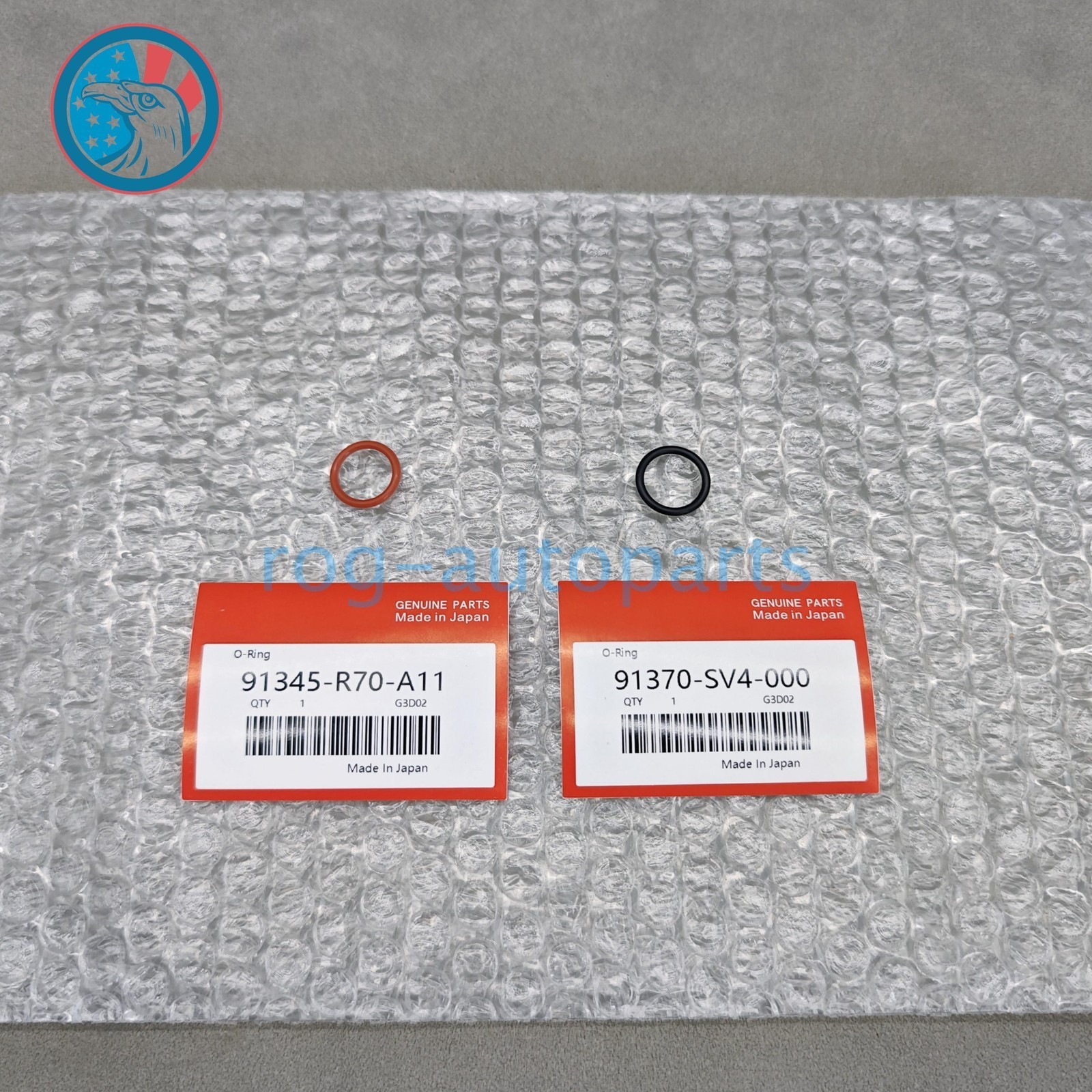 OEM!! 2PC KIT POWER STEERING PUMP INLET & OUTLET O-RING SEALS FOR HONDA ACURA