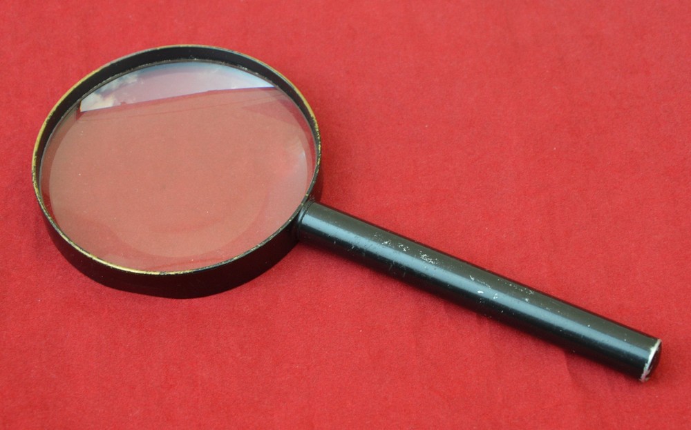 GERMAN WWII WEHRMACHT SOLDIER MAGNIFYING GLASS "Busch" FOR MAP CASE Rare