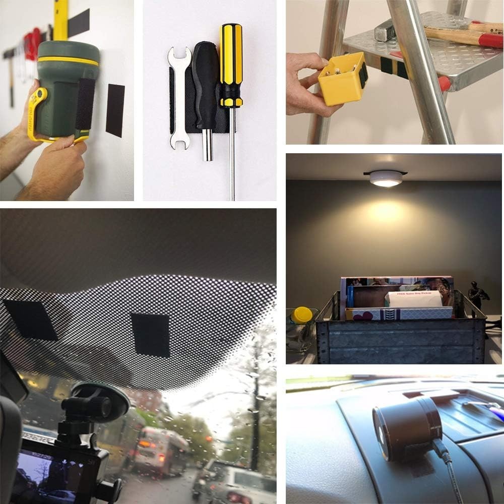 2x4 Inch Self-Adhesive Hook and Loop Tape – Effortless Installation & Holding