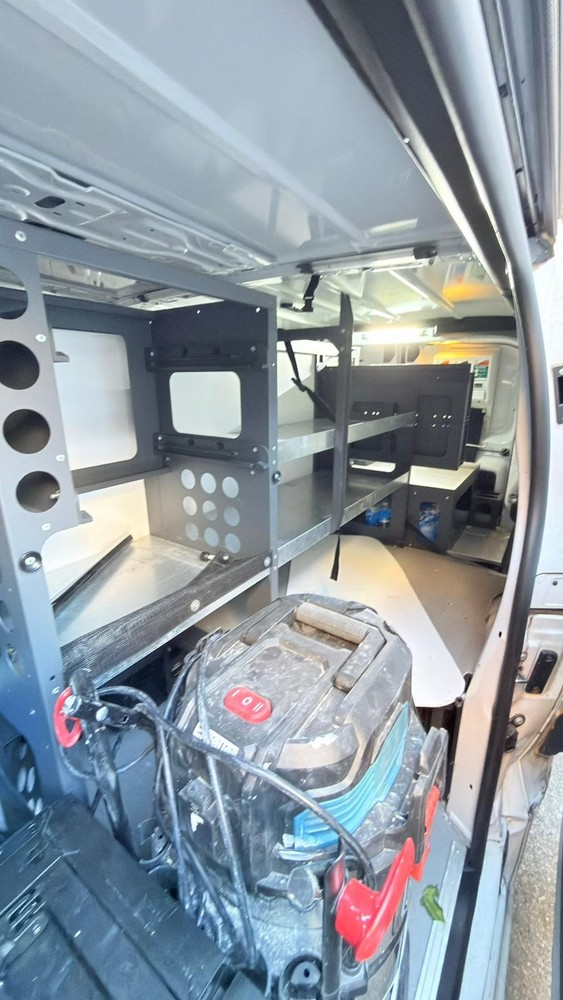 Van racking shelves