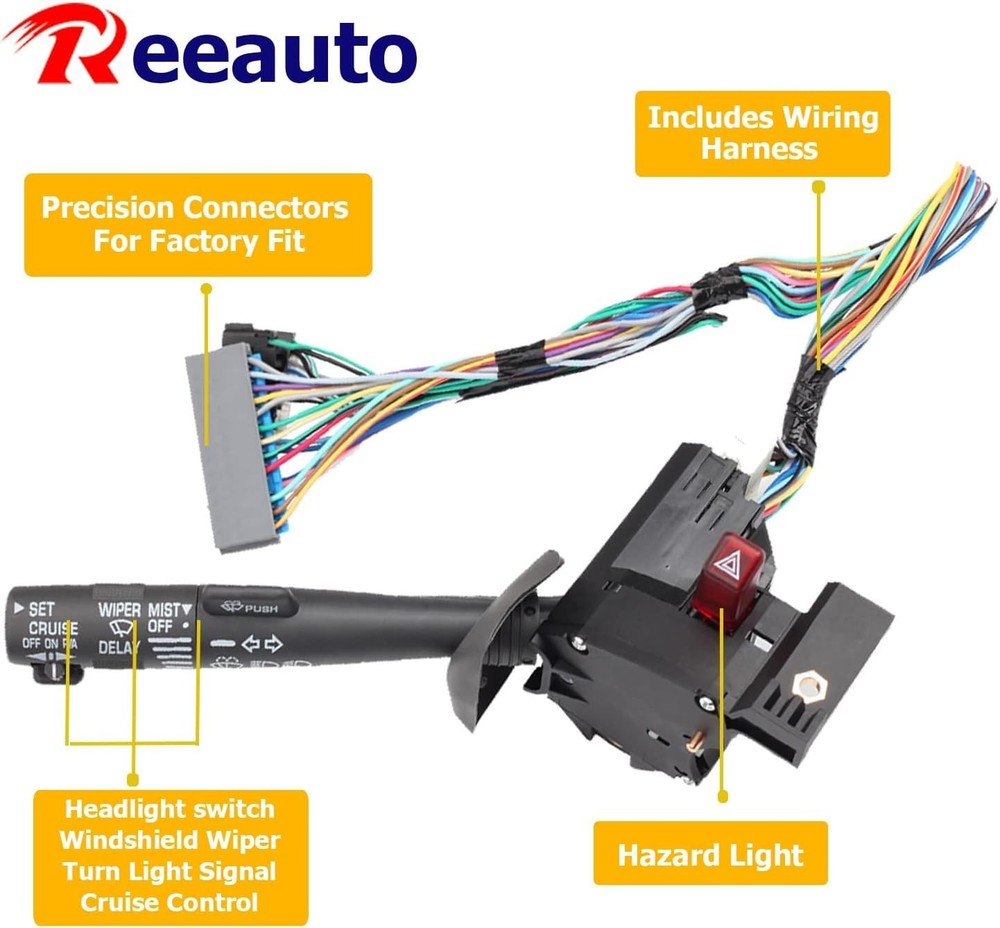 "Multi-Function Switch for 95-99 Tahoe Blazer Suburban K1500 - OE Replacements "