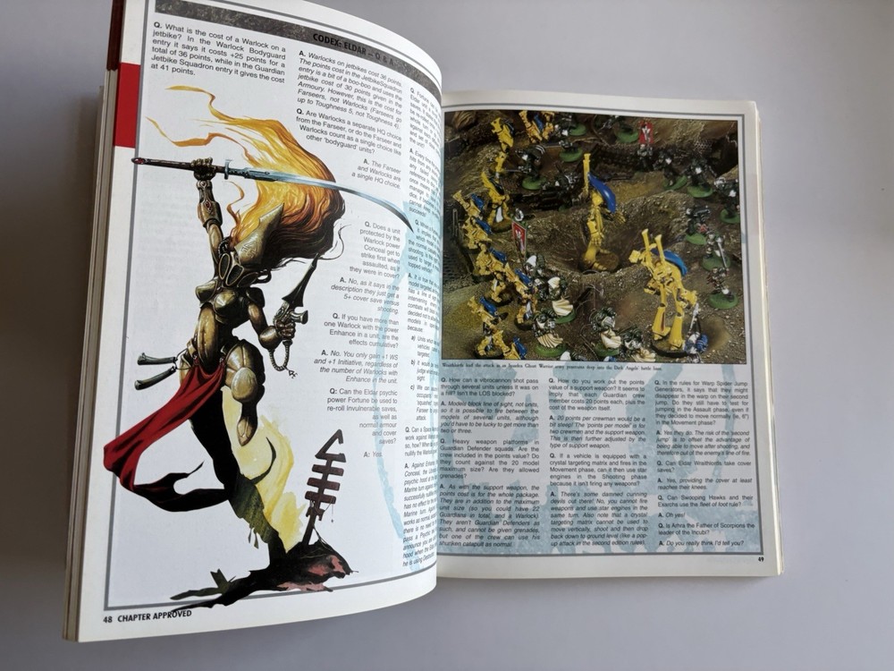 Warhammer 40K Chapter Approved Games Workshop 2001