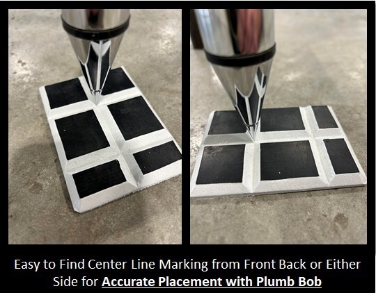 ADAS Mobile Static Calibration Laser Measuring Reusable Floor Markers - Full Set