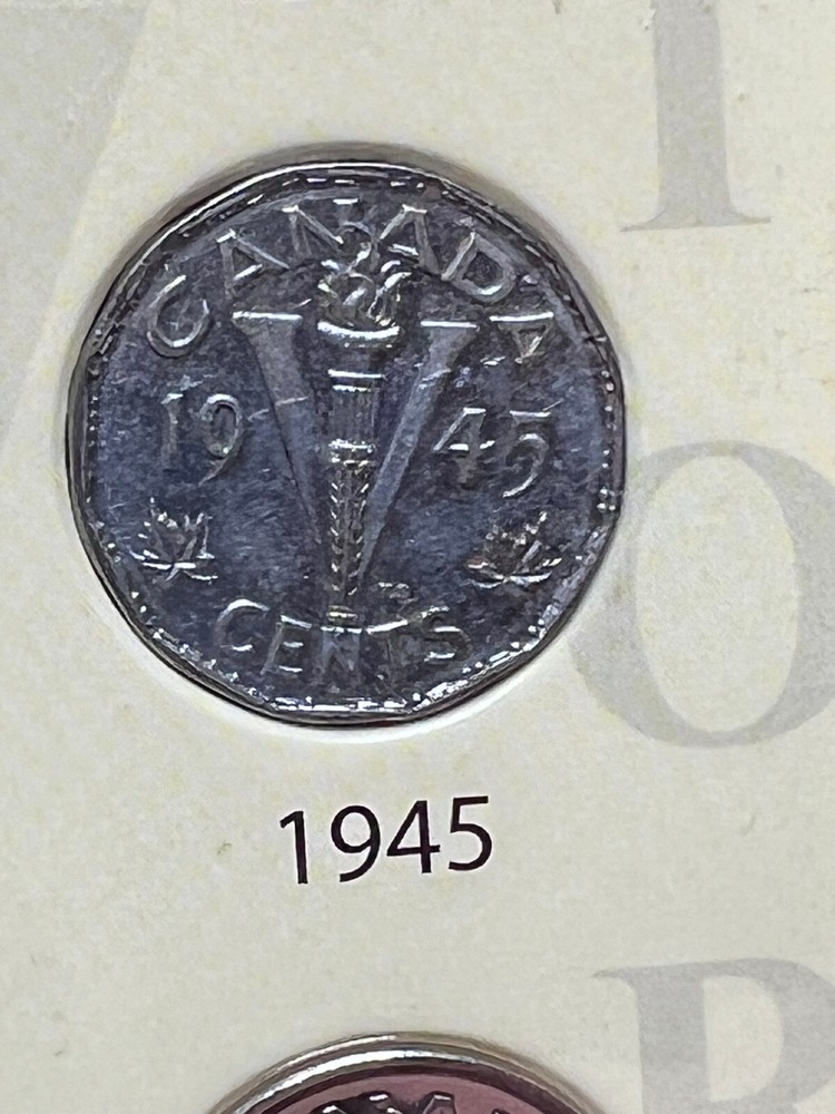 Canada First Commenmorative Mint Victory Nickle 4 coin set 2005