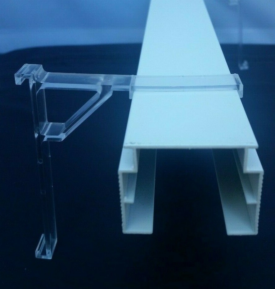 Vertical Blind Clear Valance Clip Bracket