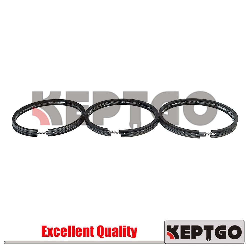 3PCS piston with ring Set (Pin & Clip) for Isuzu 3LD1 Engine STD