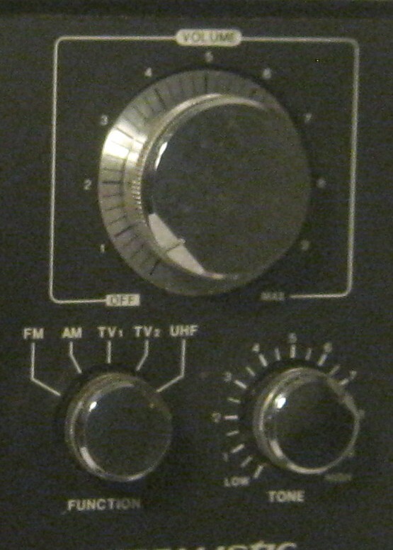 1980's REALISTIC Portavision 55 Model 12-778 KNOBS ONLY!!