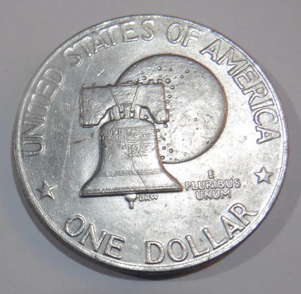 1976 D Type 1 "Ike" Eisenhower Bicentennial Dollar BU