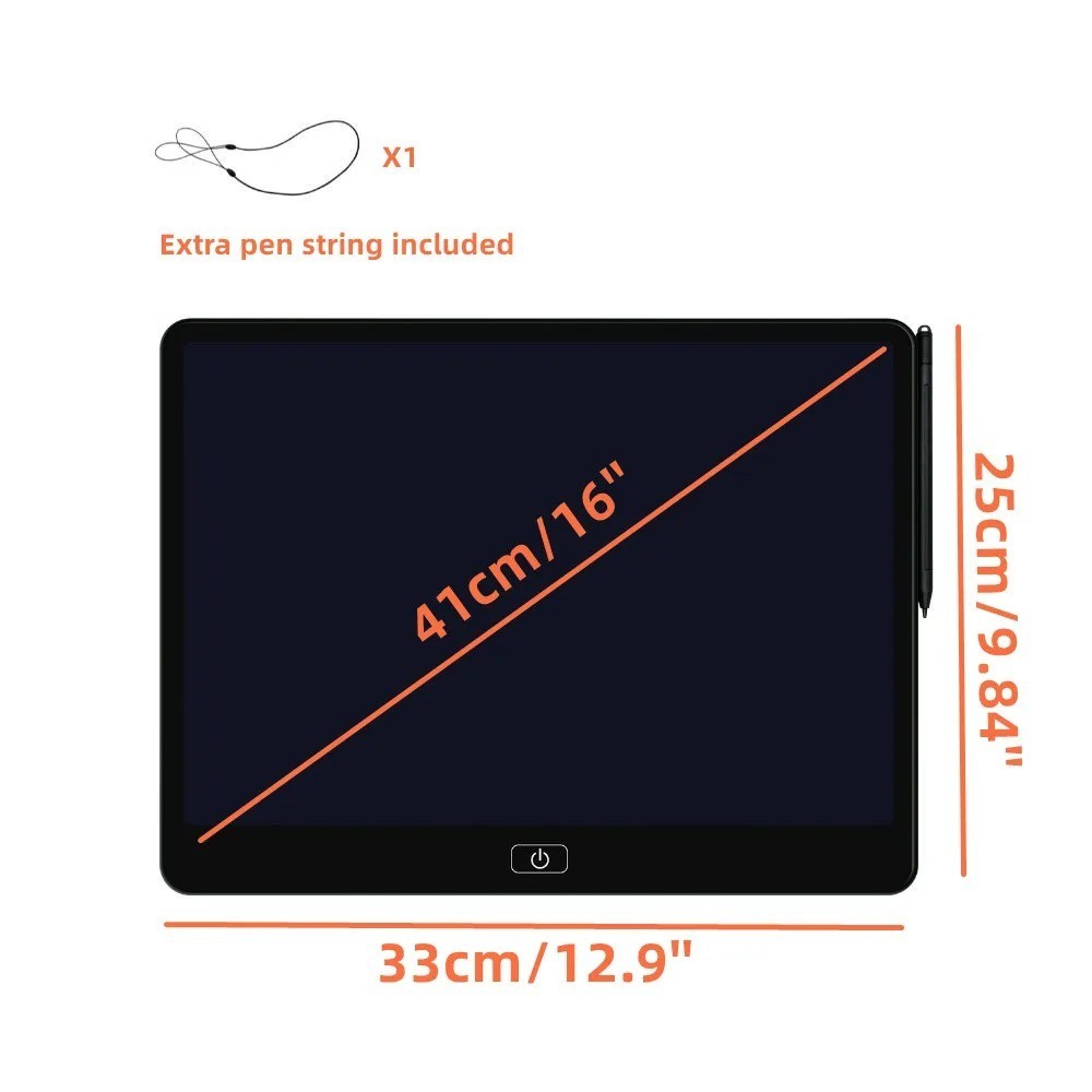 Kid-Friendly Single Color LCD Writing Tablet - Drawing & Learning Pad-Pink