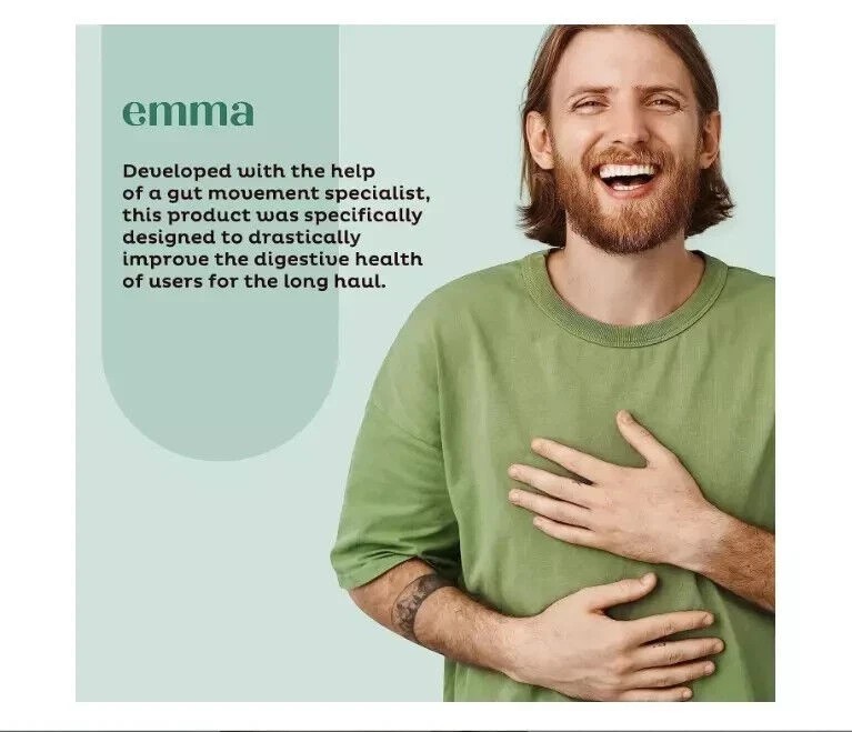 3 Pack Emma Gut Health Supplement 180 Capsules for Bloating Relief & Leaky Gut