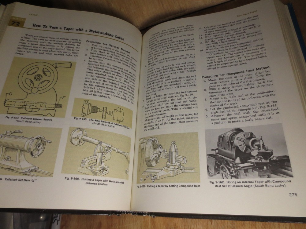 Vintage 1968 Machine Tool Technology 3rd Edition By McCarthy And Smith