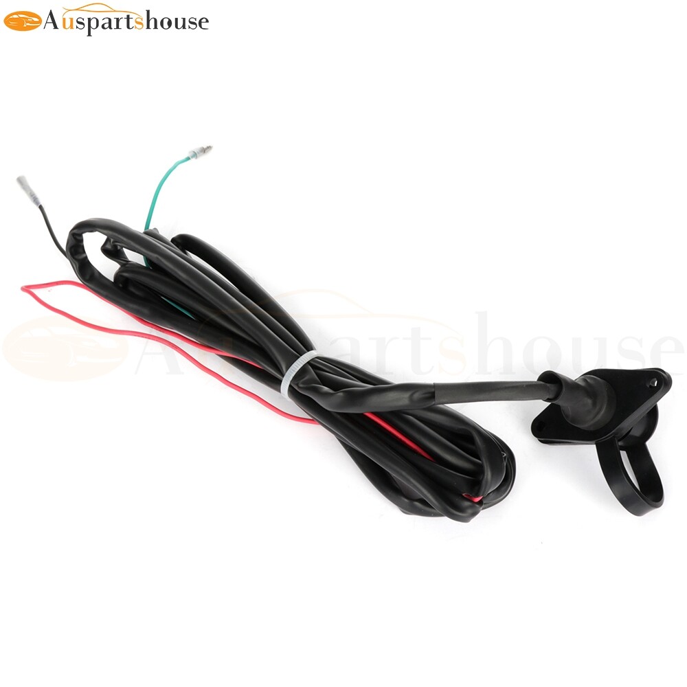 New Universal Rubber Winch Corded Remote Control Kit Switch For ATV/UTV 12V