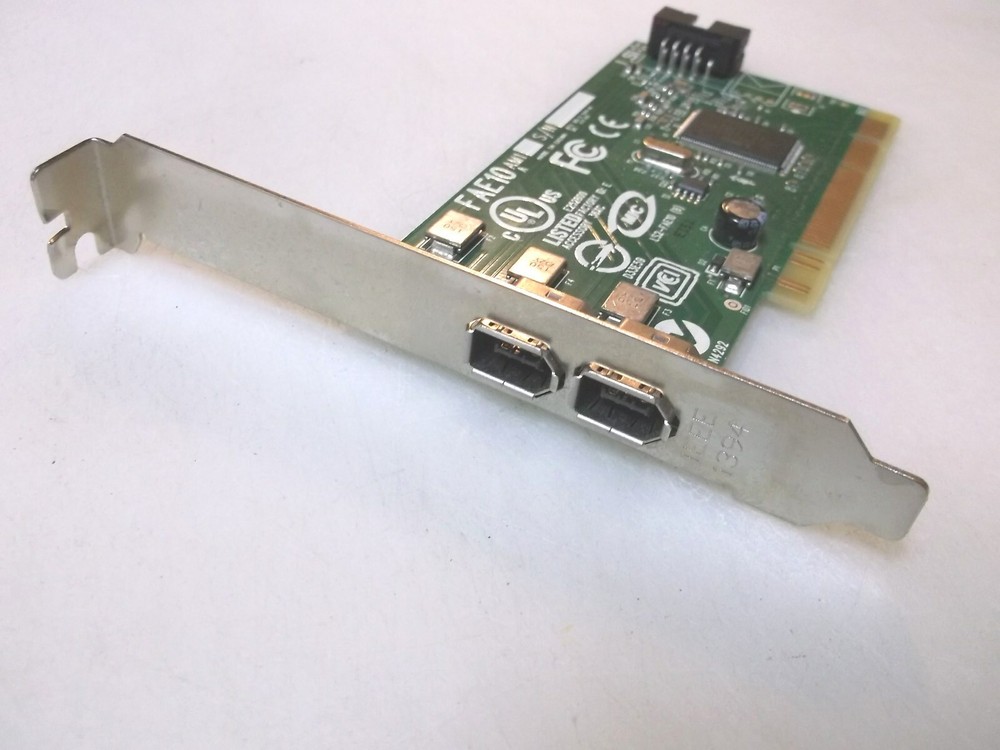 IEEE-1394 Fire Wire PCI Adapter Board w/ Cables (Pair)