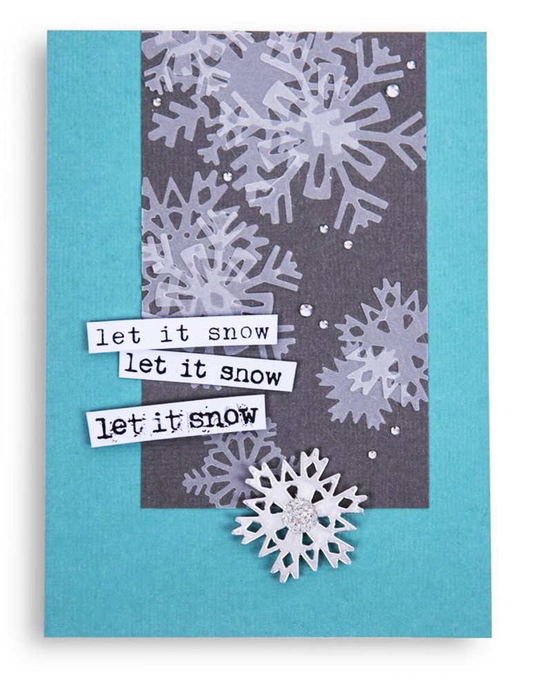 New, Retired Sizzix Thinlits Snowflake Favor Box 4pc #663610 Retail $19.99