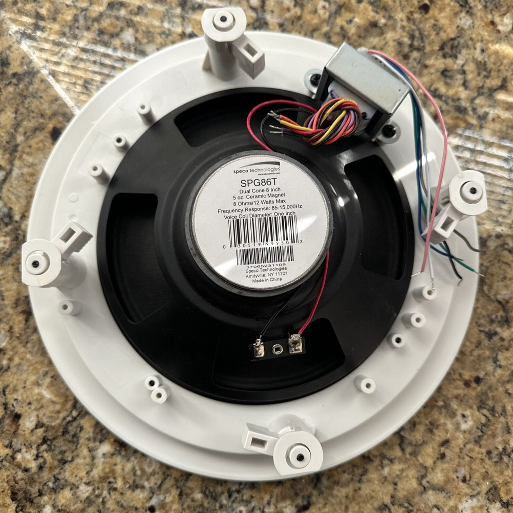 Speco Technologies SPG86T 8" Ceiling Speaker