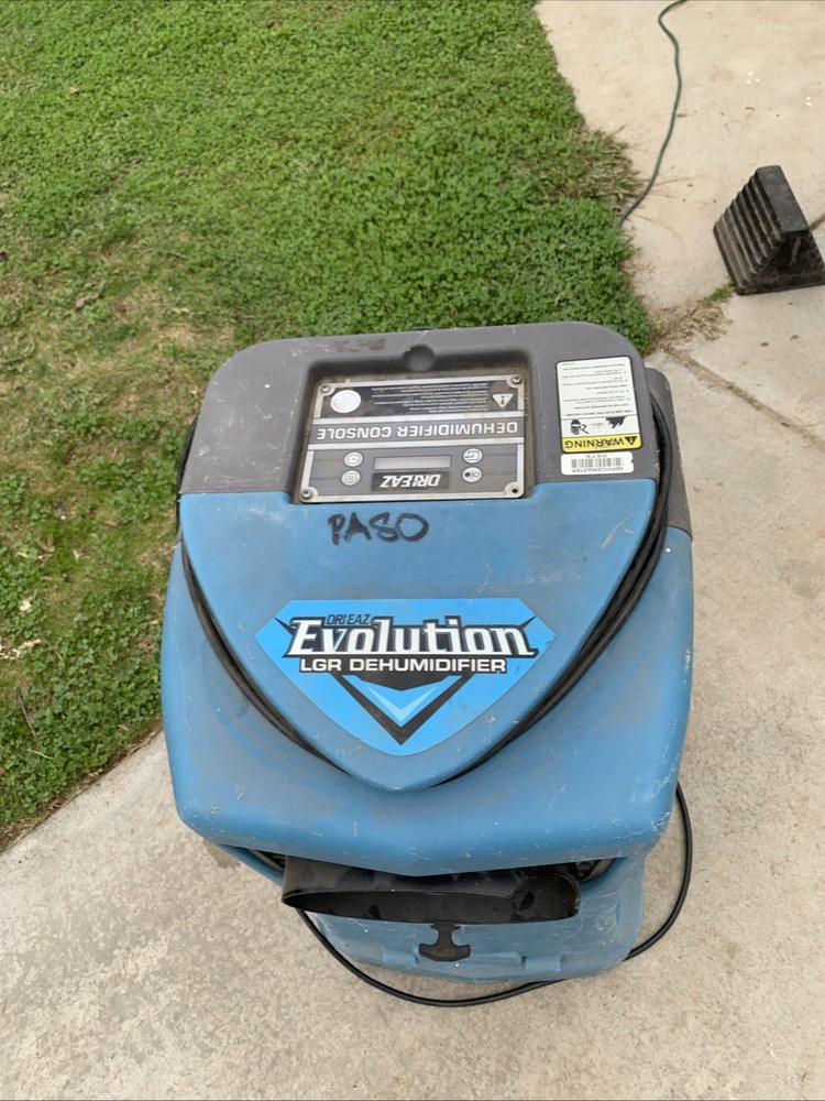 Dri-Eaz Evolution LGR Dehumidifier Turn On Needs Screen Cleaning ?? Hours