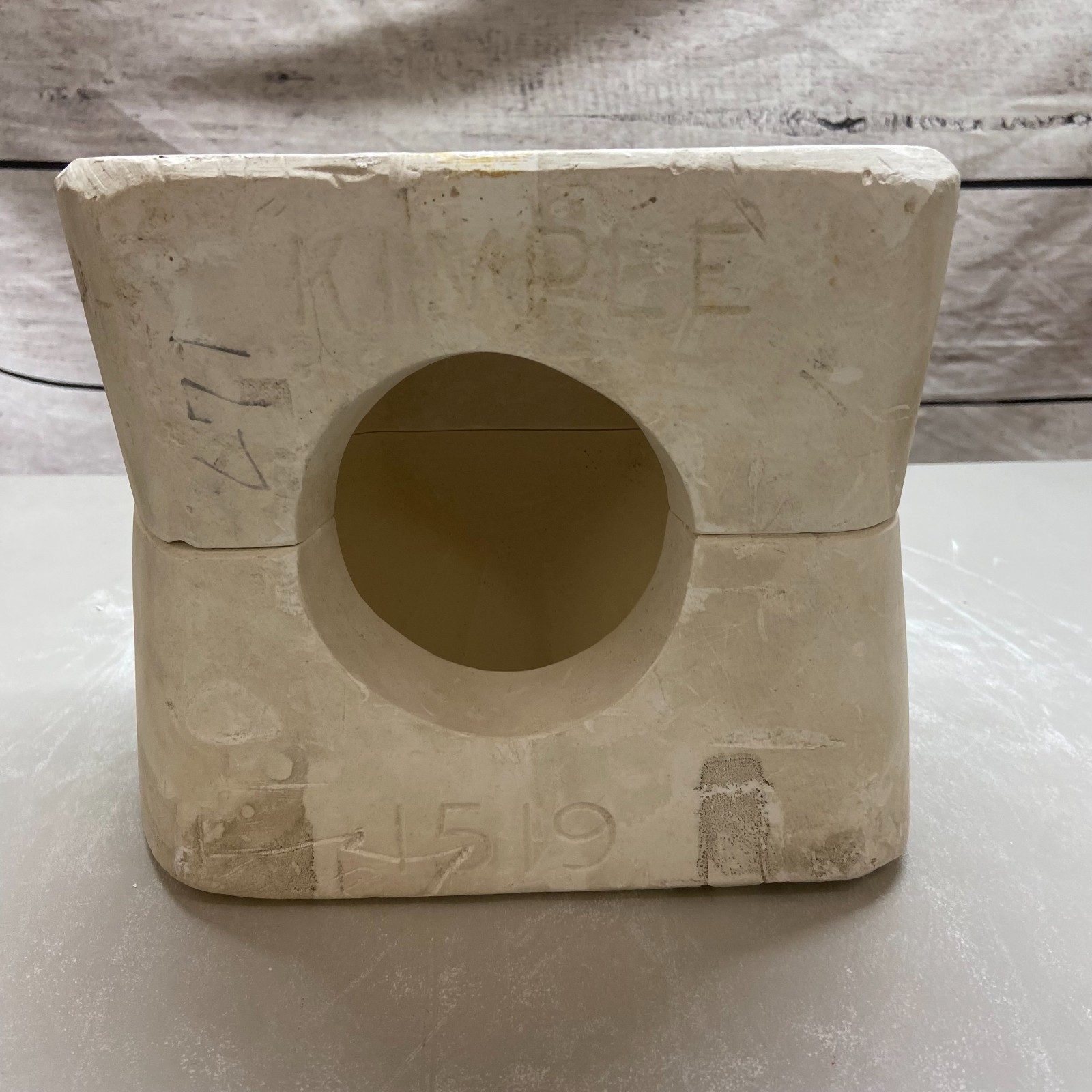 Vintage 1989 Kimple Ceramic Slip Casting Mold Halloween Pumpkin #1519