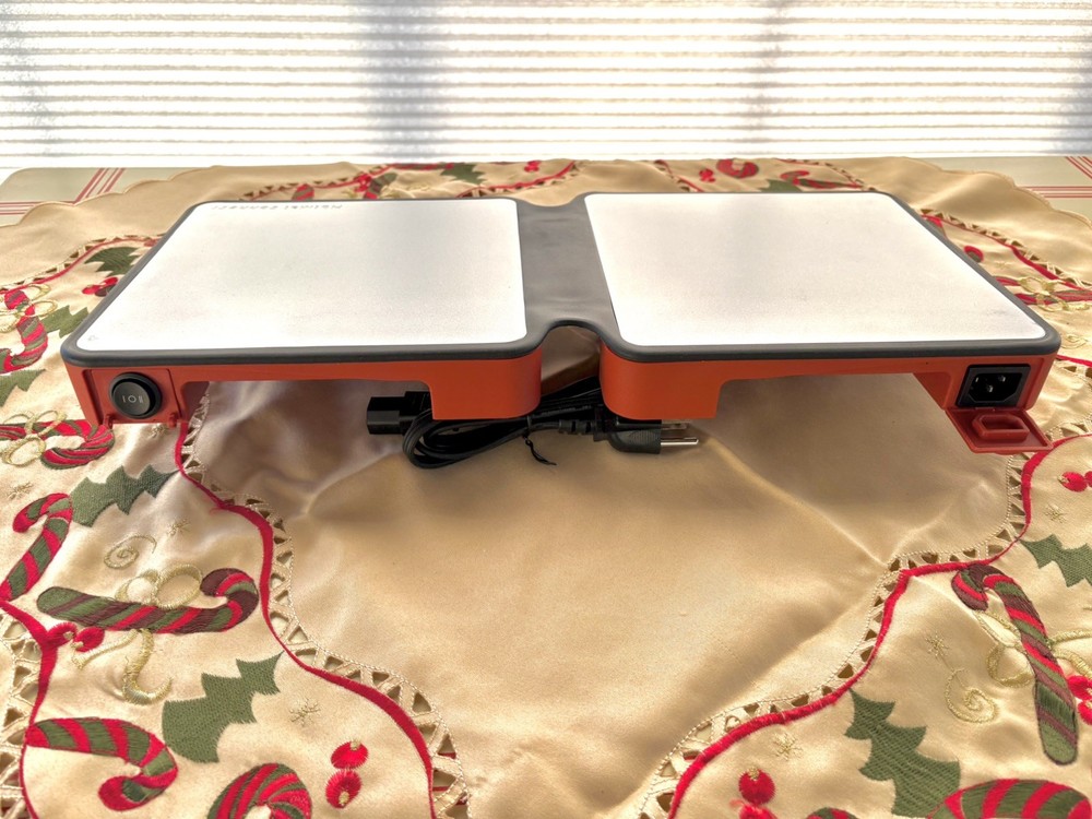 RUST RED HotMat Connect Modular 2 Dish Foldable Hot Warming Tray # 2DISH Connect