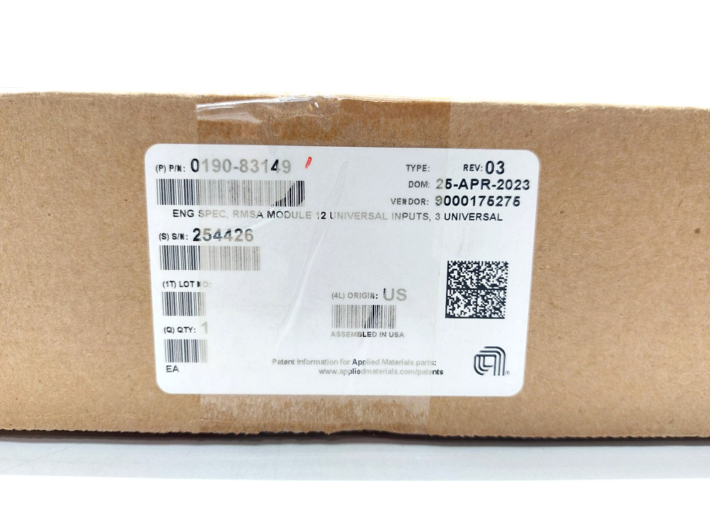 Watlow Eng Spec RMSA Module 12 Universal Input 3 Universal Output RMSA-RRRF-AAHY