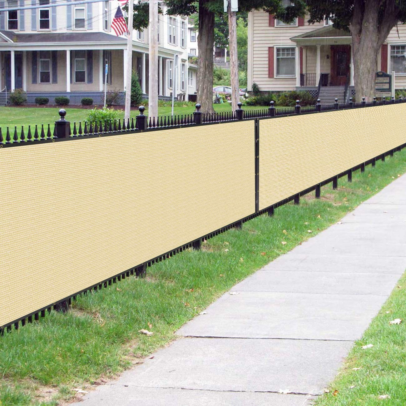 5 feet x 50 feet Privacy Screen Fence Heavy Duty Fencing Mesh Shade Net Cover...