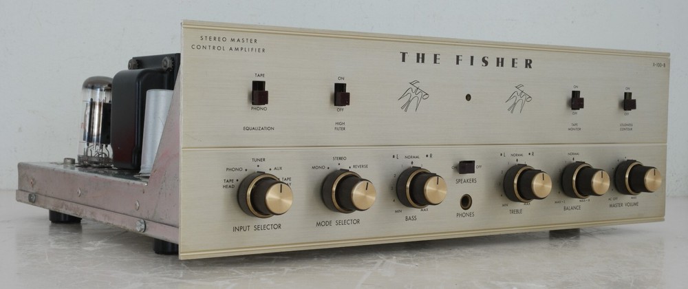 Fisher X-100-B Stereo Master Control Amplifier : Good Working Condition!!!